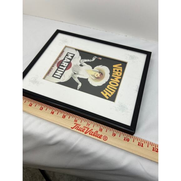 Framed Poster Vermouth Martini & Rossi Bianco Torino 8x10 Print - Picture 4 of 5